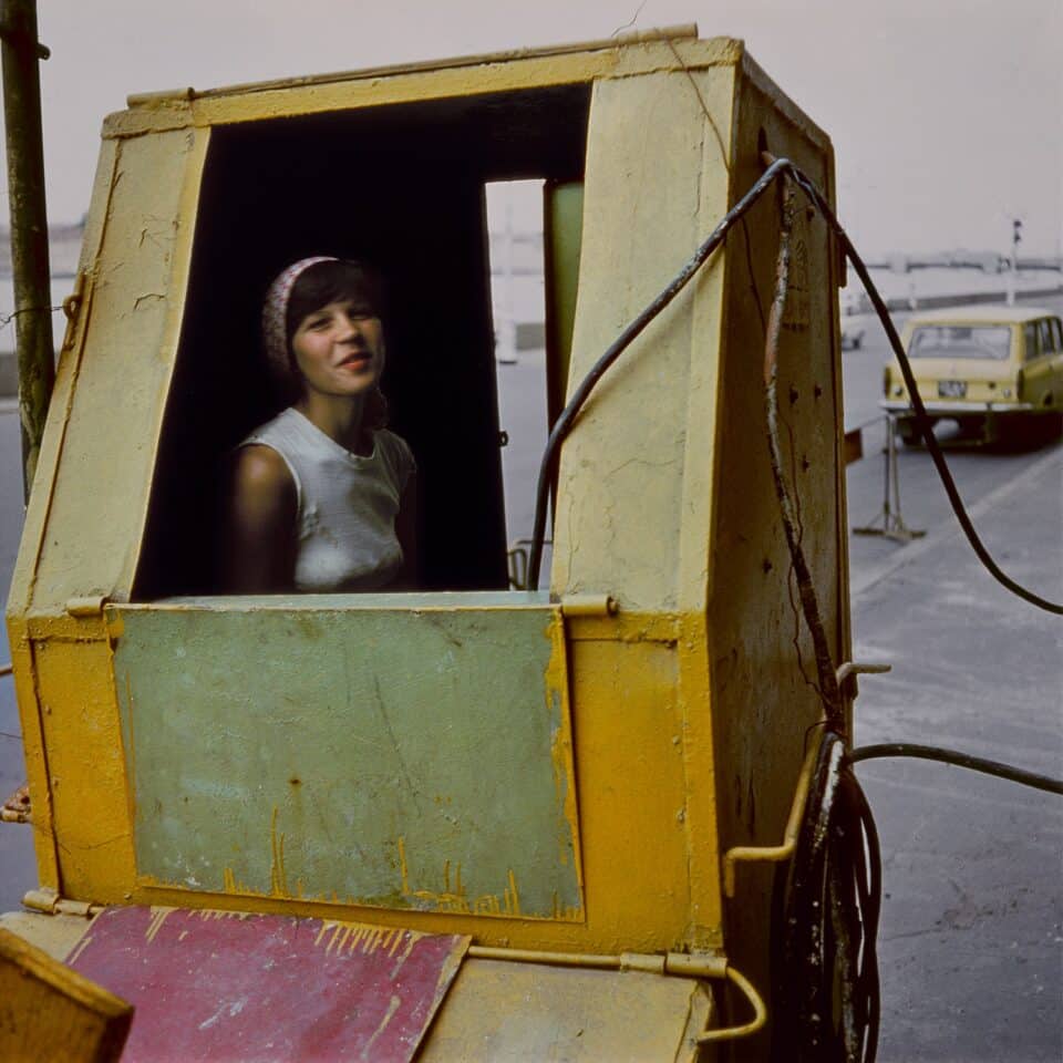 Girl in a box Leningrad 1981