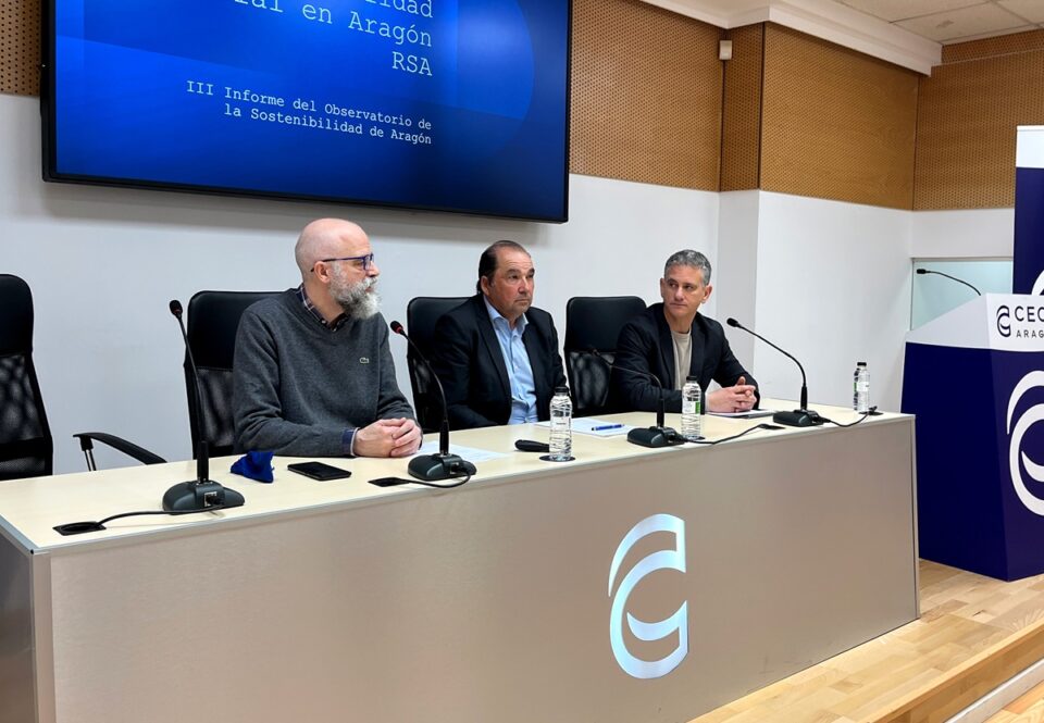 Presentación del tercer Informe del Observatorio de la Sostenibilidad de Aragón (usj)